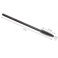 Disposable dual-use spiral plastic eyebrow brushes extension wand mascara makeup eyelash brush